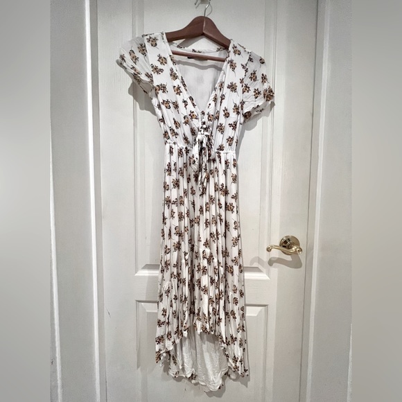 Abercrombie & Fitch (A&F) midi floral high low dress - Picture 2 of 3